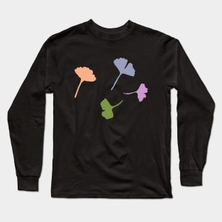 Ginkgo pattern Long Sleeve T-Shirt